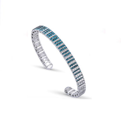 Patented FlashSet Diamond Cuff